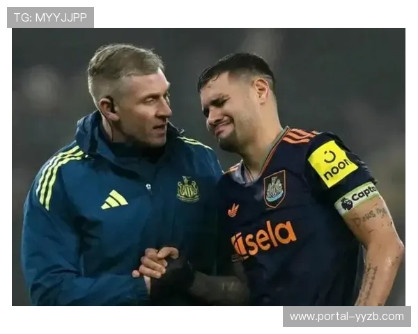 纽卡斯尔核心吉马良斯腿筋重伤，预计缺阵两个月